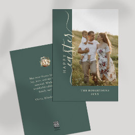 Cartão Verde de Sage Minimalista Moderno felz pasc