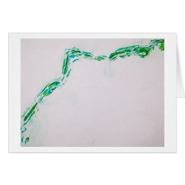 Cartão verde de Suminigashi (Frente Horizontal)