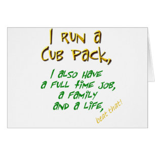 Cartão verde do líder do filhote