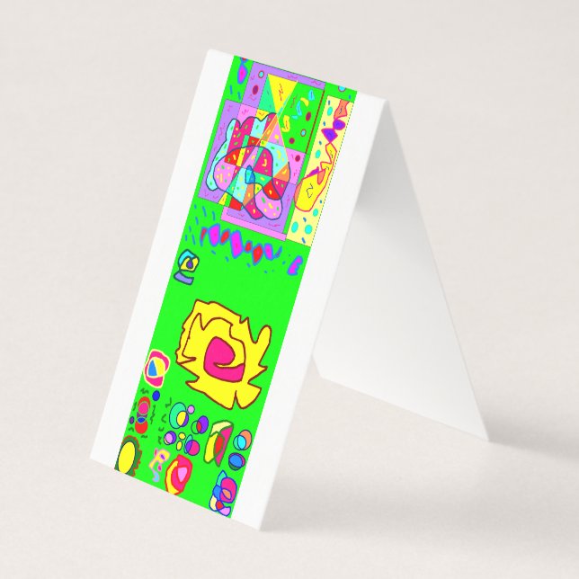 Cartão verde sem mensagem impressa em ambos os lad (Frente)