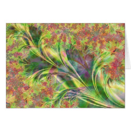 Cartão Verde-tangerina