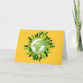 Cartão Verde vivo: Nossa terra verde