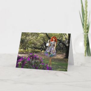 Cartão Verdi - Florals at the Zoo