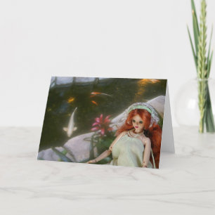 Cartão Verdi, lagoa de Koi em Embassy Suites, San