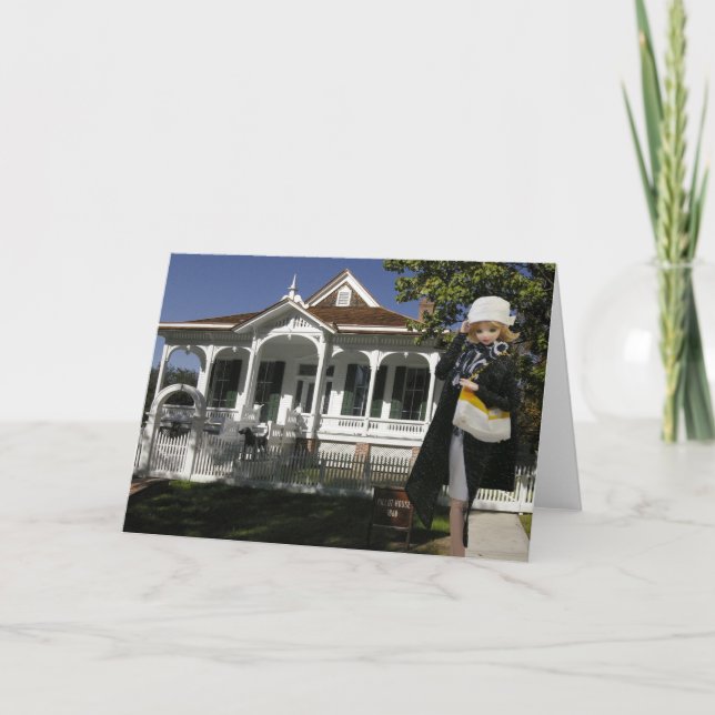 Cartão Verdi, Pillot House 1868, Sam Houston Park (Frente)