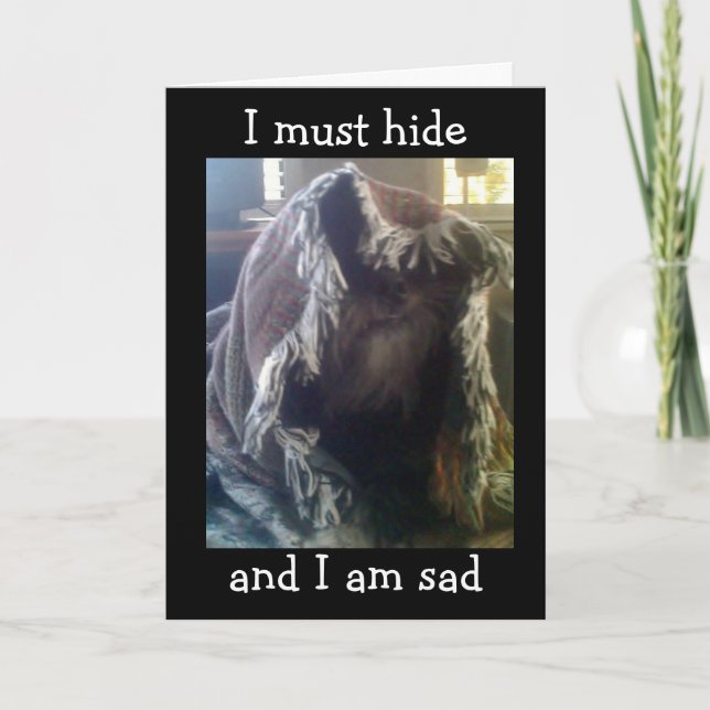 CARTÃO VERGONHA - EU ** MISSED** SEU ANIVERSÁRIO (Frente)