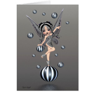 Cartão Verificadores. uma dança feericamente