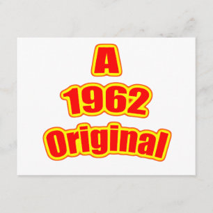 Cartão Vermelho 1962 original