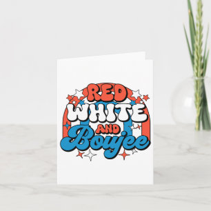 Cartão Vermelho Branco E Endinheirado 4 De Julho Menina A