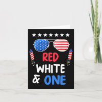 Vermelho Branco E primeiro aniversario 4 De Julho 