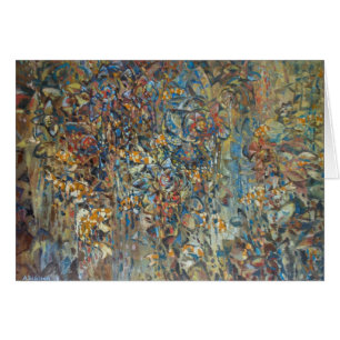 Cartão vermelho das carpas e dos lotuses