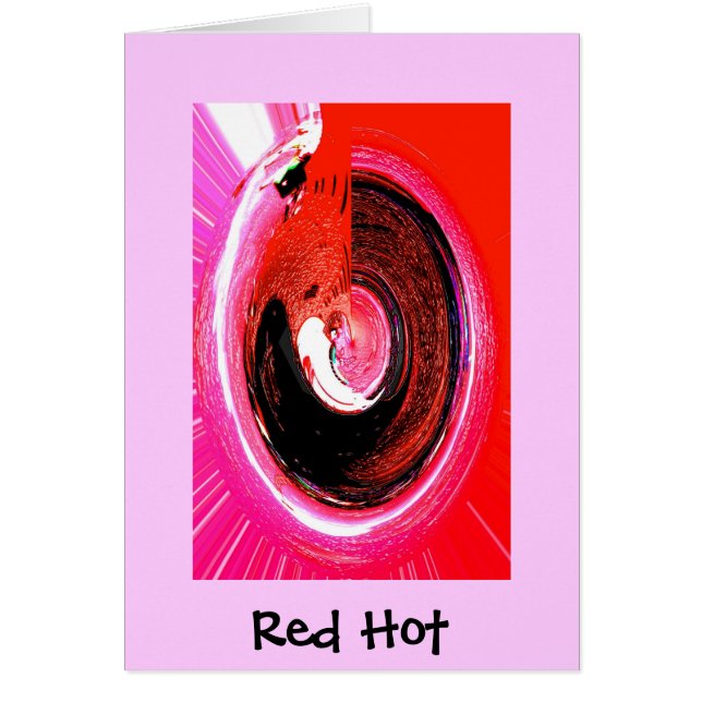 Cartão vermelho de arte (Frente)