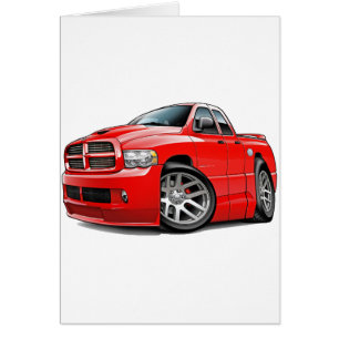 Cartão Vermelho de Dualcab da ram de Dodge SRT10