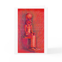 Cartão vermelho de Sekhmet