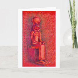 Cartão vermelho de Sekhmet