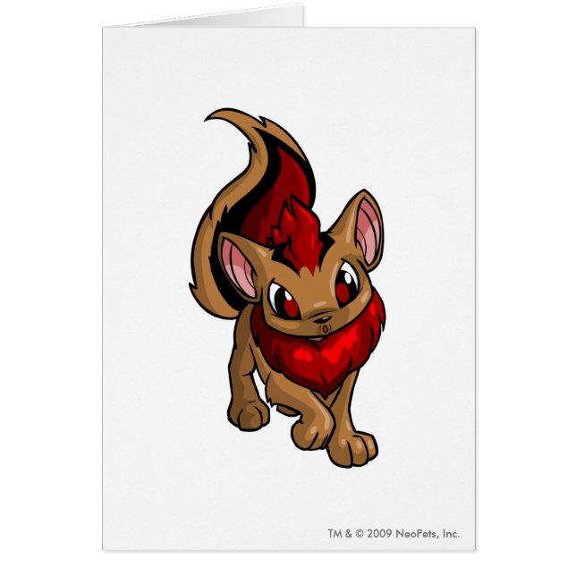 Cartão Vermelho de Xweetok (Frente)