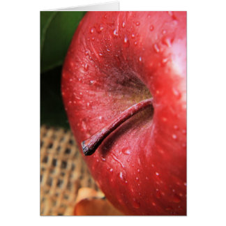 Cartão Vermelho delicioso