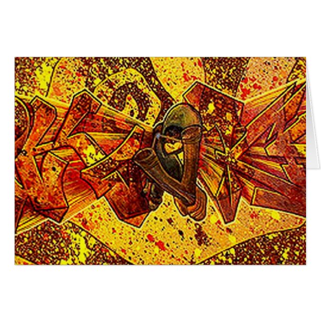 Cartão vermelho dos grafites (Frente Horizontal)