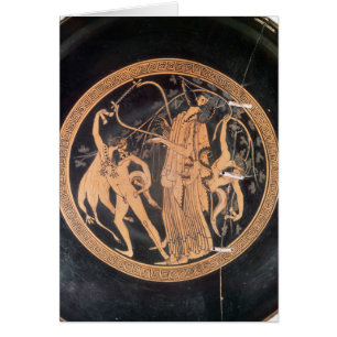 Cartão Vermelho-figura vaso do sótão