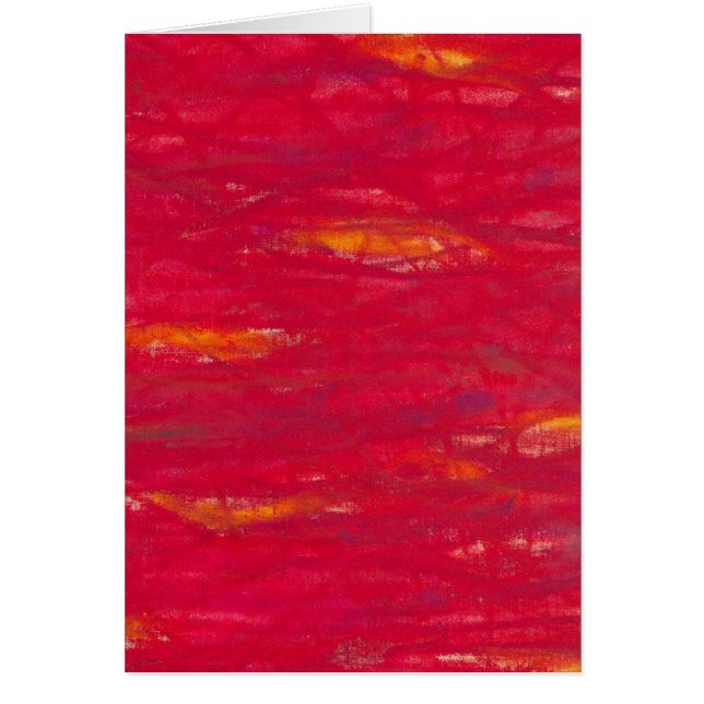 Cartão vermelho poderoso - knallrot (Frente)