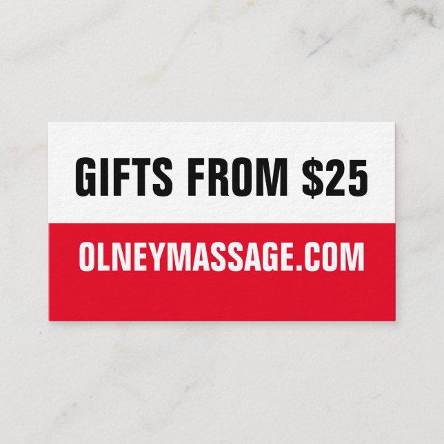 CARTÃO VERMELHO SIMPLES DOS TERMAS 2016 (Frente)