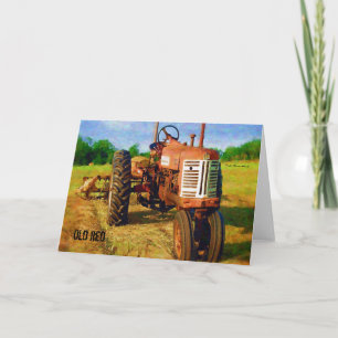 Cartão "Vermelho velho"