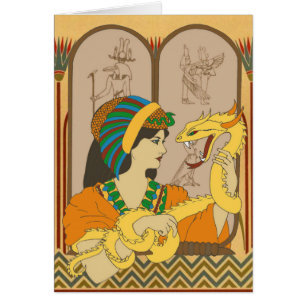 Cartão Vermicelli e papiro