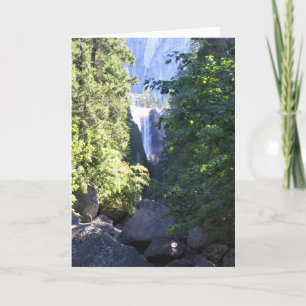 Cartão Vernal Falls, Parque Nacional de Yosemite, CA