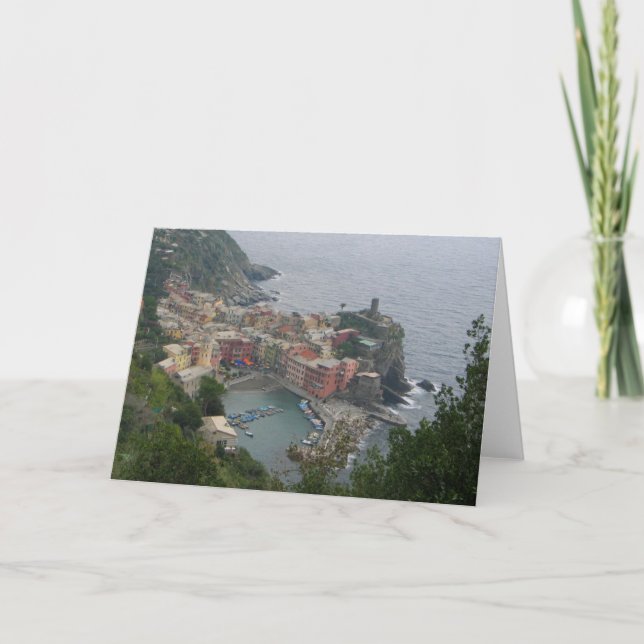 Cartão Vernazza Italia (Frente)