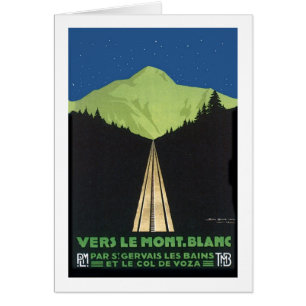 Cartão Vers Le Mont. Blanc