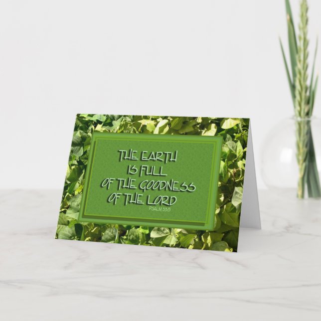 Cartão Verso inspirado da bíblia (Frente)