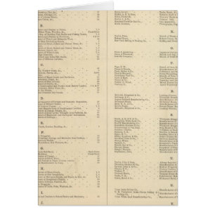 Cartão Verso Título Page Colton Atlas Americano