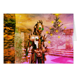 Cartão Véspera de Ano Novo de uma Saudação Amarela cor-de