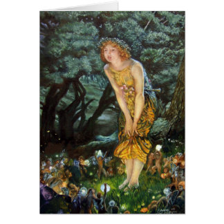Cartão Véspera de plenos Verões, Edward Robert Hughes