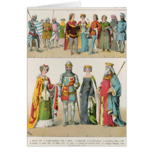 Cartão Vestido do inglês