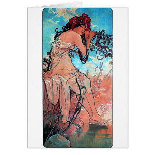 Cartão Vestido longo da mulher da senhora do verão de