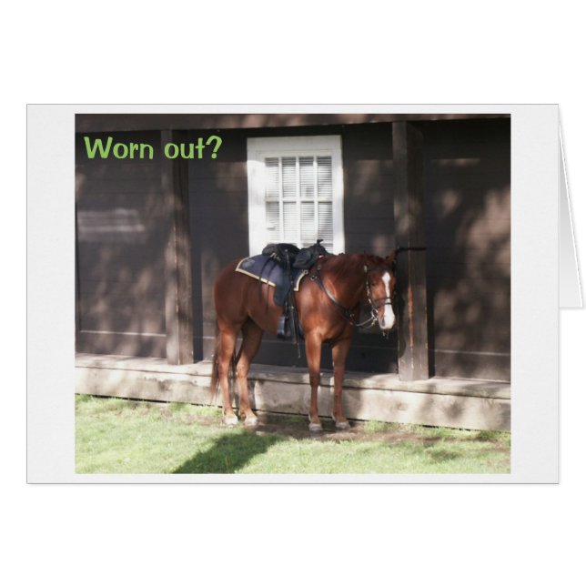 Cartão Vestido para fora? (Frente Horizontal)