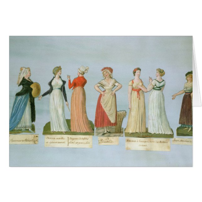Cartão Vestidos e trajes na moda (Frente Horizontal)