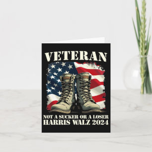 Cartão Veterano Não Sucker Nem Perdedor Harris Wheimer 20