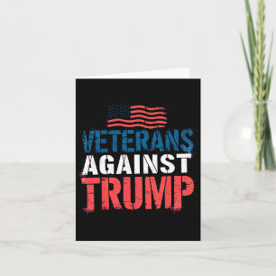 Cartão Veteranos Contra Trump Constituição Sobre Reis
