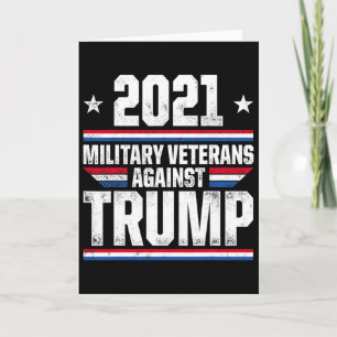 Cartão Veteranos Militares Contra Trump Violam Eleição Do