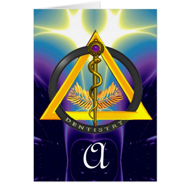 CARTÃO VIA DE DENTISTRAÇÃO DENTISTA DE ASCLEPIUS (Frente)