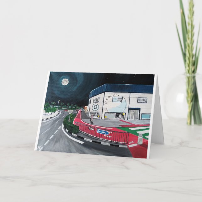 Cartão Viagem à pintura de dentista por Alfred Fox (Frente)