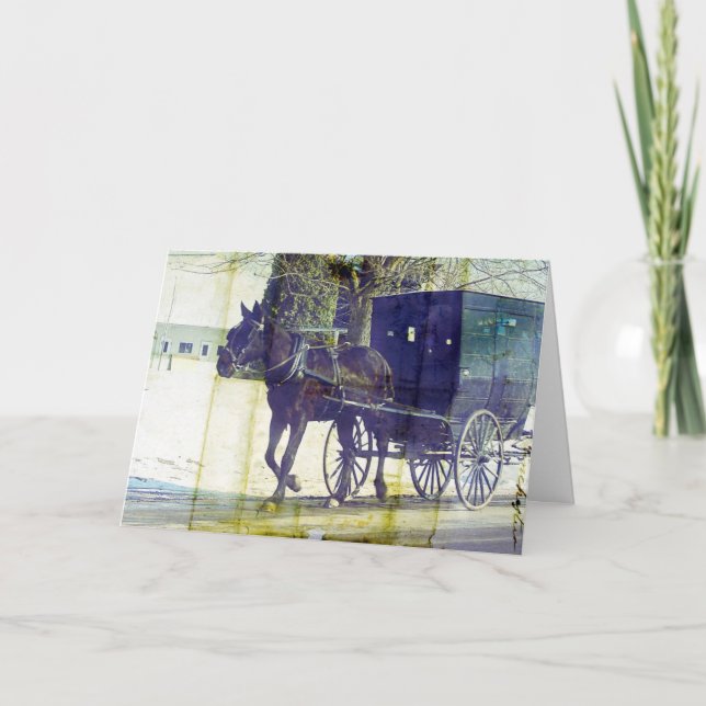 Cartão Viagem Amish (Frente)