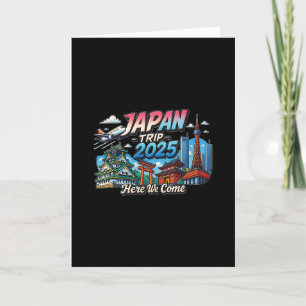Cartão Viagem ao Japão 2025 Aqui Vamos Nós Equipe de Viag