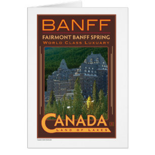 Cartão VIAGEM-Canadá-Banff