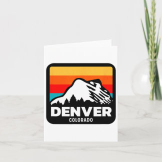 Cartão Viagem da Família Snowboard de Denver Colorado Ski