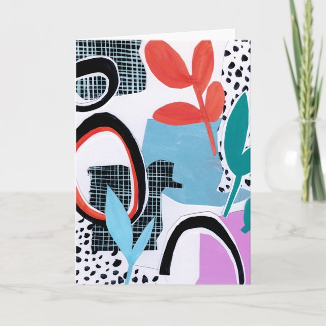 Cartão Viagem de Abstrato (Frente)