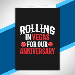 Cartão Viagem de Aniversário de Vegas - Casais de Vegas -