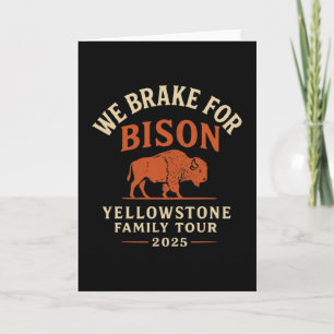 Cartão Viagem de carro com a família para Yellowstone 202